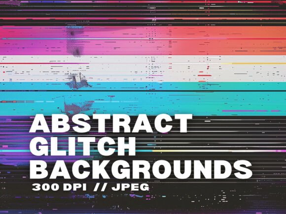 15 Abstract Glitch Backgrounds: A Designerβs Tool for Modern Digital Aesthetics