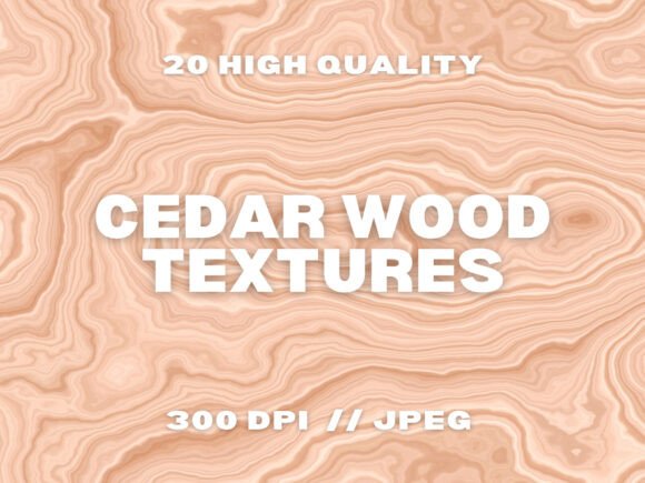 20 Cedar Wood Textures Pack – A Versatile Choice for Natural Wood Backgrounds