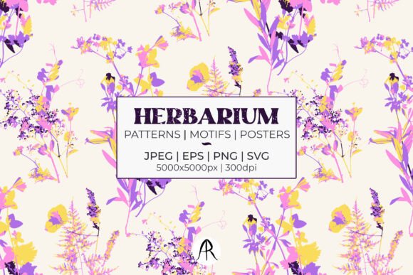 Botanical Patterns Clipart Bundle SVG: Bold Design Made Simple