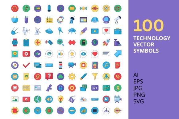 Business Technological Stroked Set: Modern Visual Tools for Tech-Centric Projects