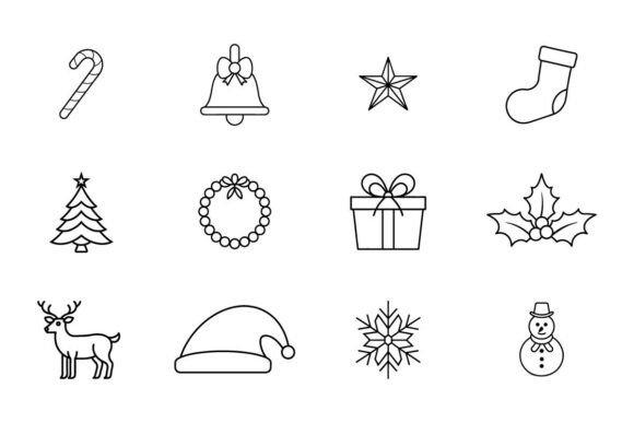 Christmas Minimalist Geometric Line Art: Clean, Modern Holiday Design Made Simple