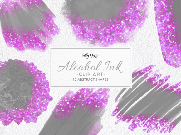 Discover the Beauty of Gray Alcohol Ink Lilac Clip Art: A Creative Designerβs Dream
