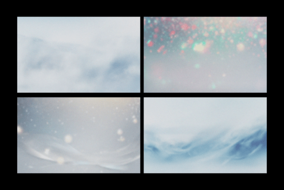 Elevating Visual Strategy with Abstract Winter Snowfall Backgrounds