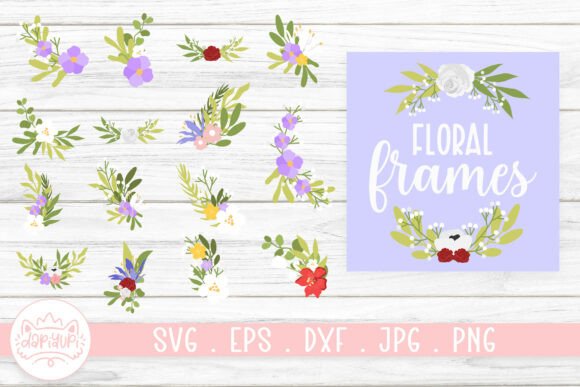 Floral Arrangement Flower Frame Decor: Versatile Design for Creative Projects