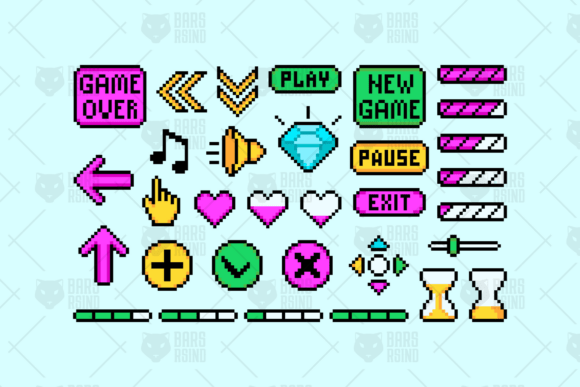 Game Pixel Icons: Bridging Retro Aesthetics with Modern Design Needs