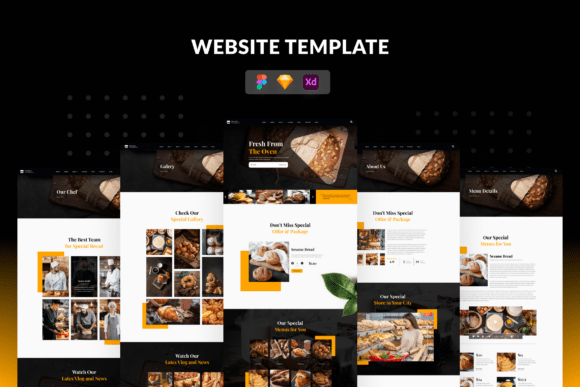 Pastrylicious Website Template: A Versatile Design for Professional Websites