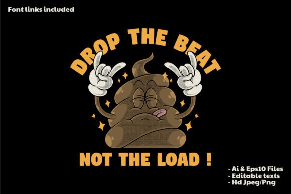 Poopy the Mascot: Raising Metal Hand Signs for a Bold Brand Identity